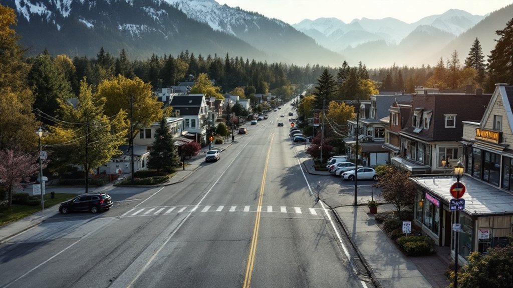 Peachland scenic view with text overlay highlighting debt relief options available for residents.