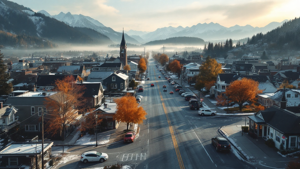 Rossland landscape showcasing a serene environment, reflecting the need for debt relief solutions in nature.
