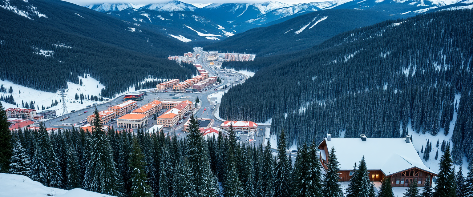 Whistler mountainside view with a serene landscape, reflecting calm amidst debt relief discussions.