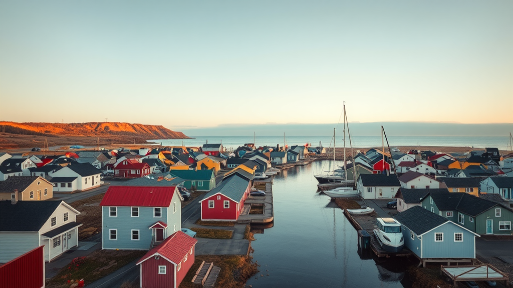 Deer Lake landscape featuring outdoor activities amid natural beauty, highlighting local debt relief challenges for residents.