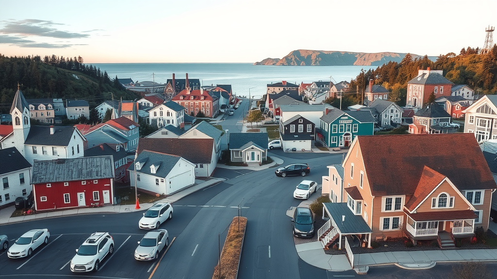 Gander town parks and trails in central Newfoundland, highlighting challenges of debt relief and financial stability.
