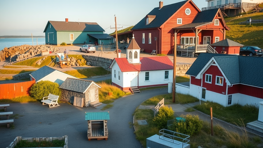 Picturesque coastal views of Goulds, a community facing financial challenges and offering debt relief opportunities.