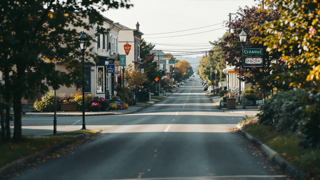 A calm landscape of Casselman, representing hope and serenity in debt relief solutions.