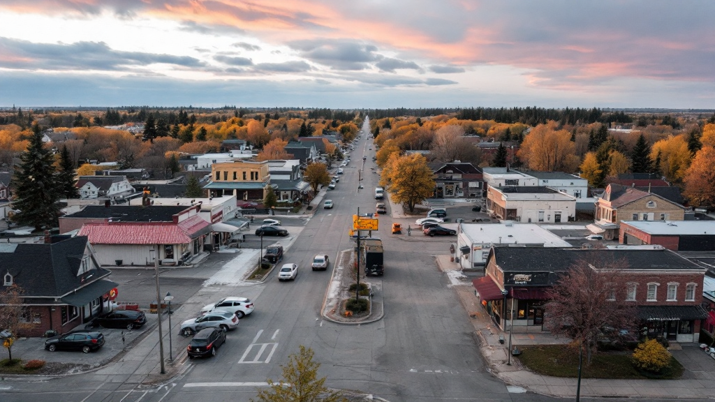 a serene landscape view of Centre Hastings showcasing its natural beauty with a focus on community and support for debt relief.
