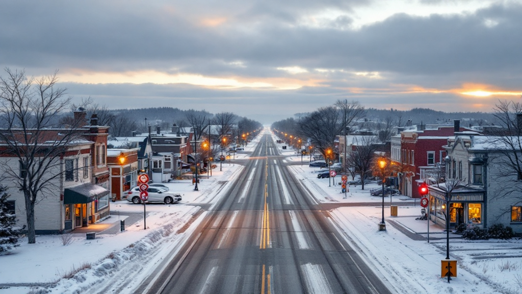 Iroquois Falls community scene with a focus on local resources for debt relief and financial support.