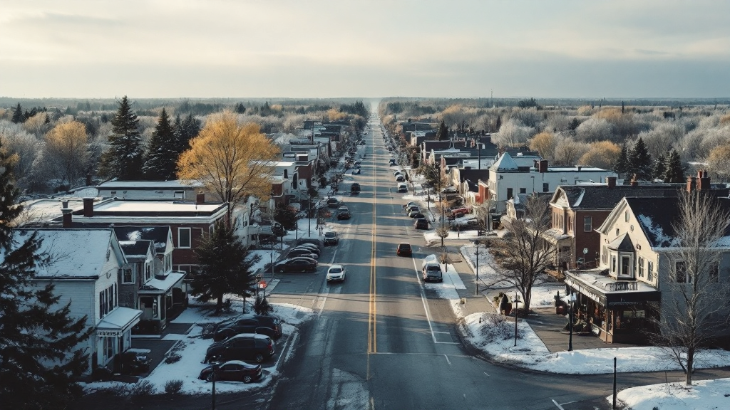 Debt help in Petrolia A scenic view of Petrolia showcasing the community while representing debt relief options for residents.