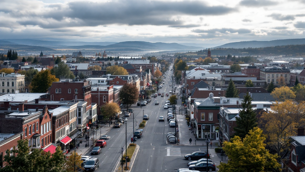 Cityscape of L’Assomption with a focus on community and local services for debt relief options.