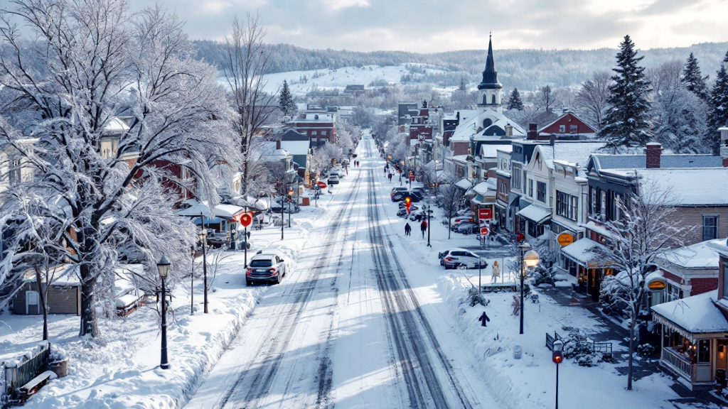 Montreal-Est landscape with a focus on financial stability and debt relief services. Debt solutions available.