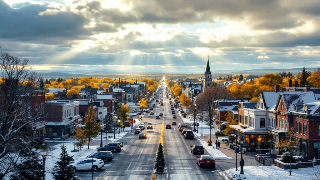 Scenic view of Saint-Augustin-de-Desmaures promoting debt relief resources and support options.