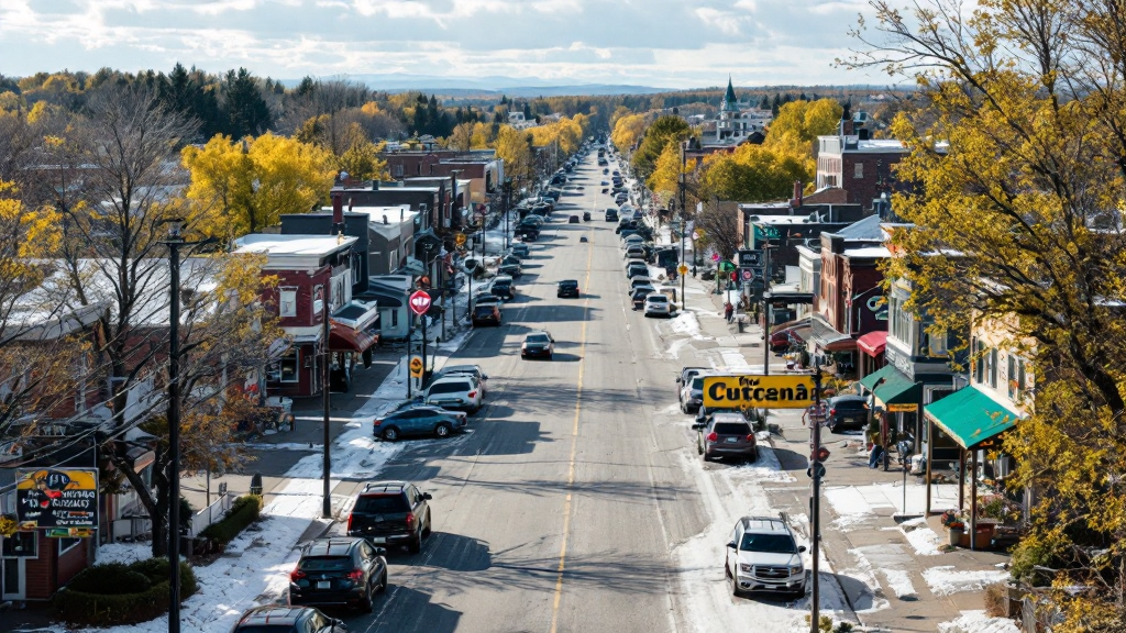 Scenic view of Saint-Donat, showcasing nature and community, representing local initiatives for debt relief.