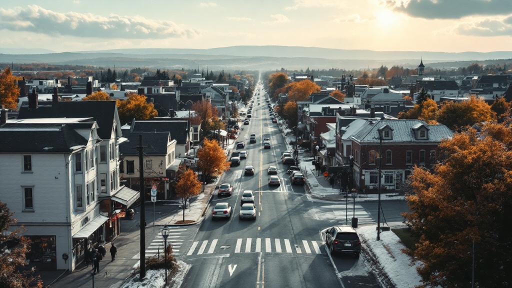 Scenic view of Val-des-Monts illustrating a peaceful lifestyle, highlighting community support for debt relief options.